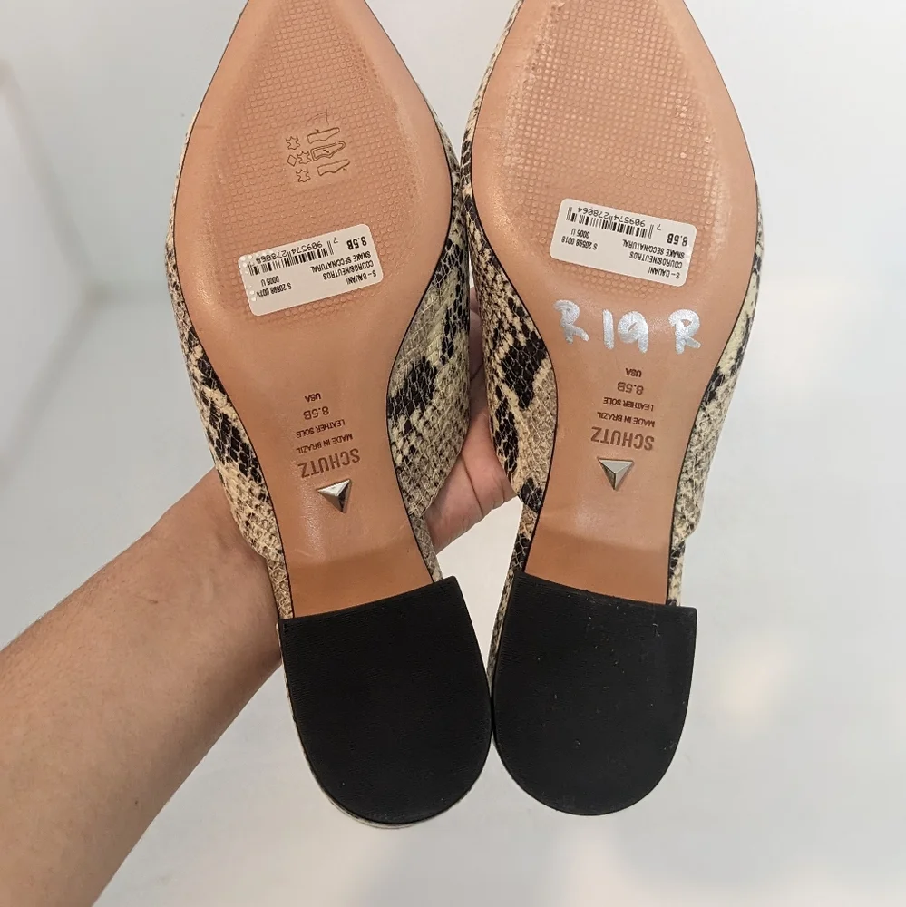 NWOT Schutz leather Dauani shoes - Picture 14 of 16